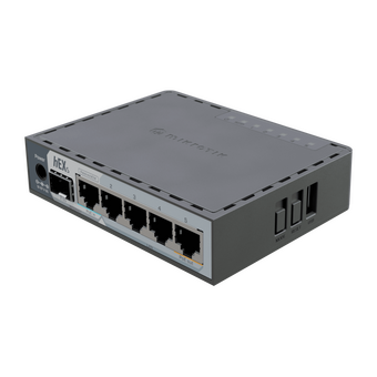  Маршрутизатор MikroTik E60iUGS HEX S(2025), 2 ядра (950МГц) 5х 1G RJ45, SFP, USB, раздача PoE 