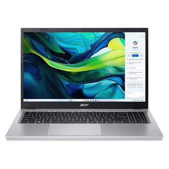  Ноутбук ACER Aspire Go 15 AG15-21PT-R5GQ (NX.JJJAA.004) Pure Silver 15.6” FHD IPS Multi-Touch R5-7520U/AMD Radeon Shared/8GB/ 512GB SSD 