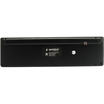  Клавиатура беспроводная Gembird KBW-8460 черная 