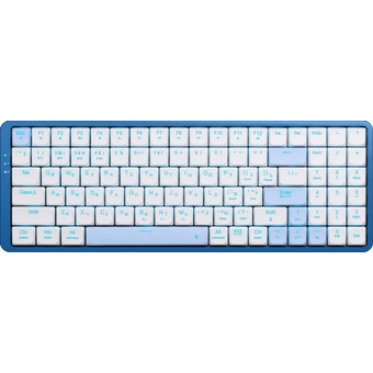  Клавиатура беспроводная REDRAGON Eva Pro RU (72369) бел-син 