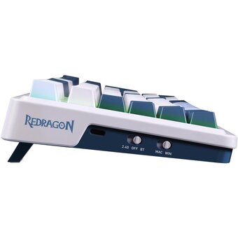  Клавиатура беспроводная REDRAGON Eisa Pro 72299 RGB бел/син 