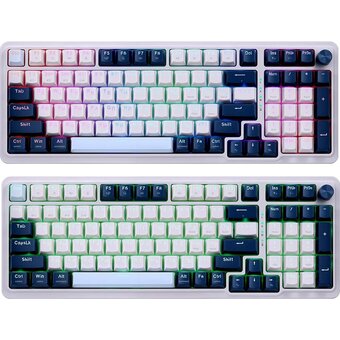  Клавиатура беспроводная REDRAGON Eisa Pro 72299 RGB бел/син 