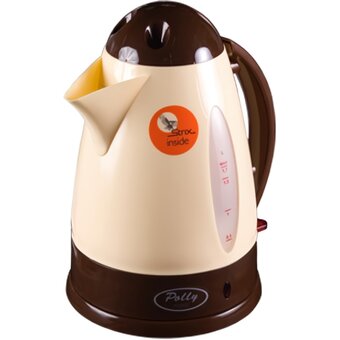  Электрочайник Polly Люкс ЕК-11 бежево-коричневый 