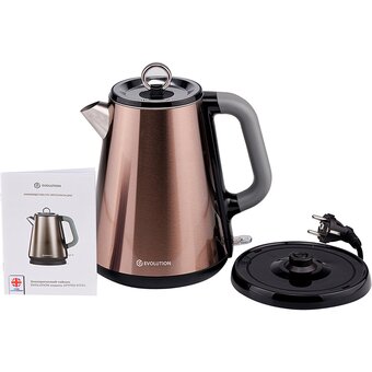  Электрочайник Evolution KP17153 золотистый 