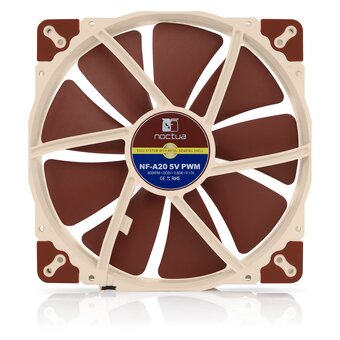  Вeнтилятор Noctua NF-A20 5V PWM (NF-A20 5V PWM) - 200mm 800 об/мин, 18.1 дБ, 4-pin PWM 