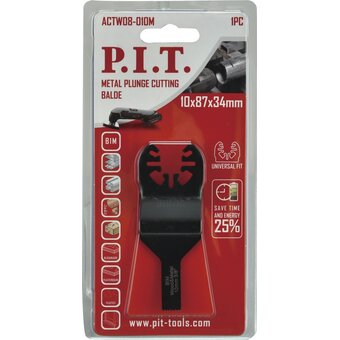  Пильная насадка по металлу P.I.T. ACTW08-010M 10мм 