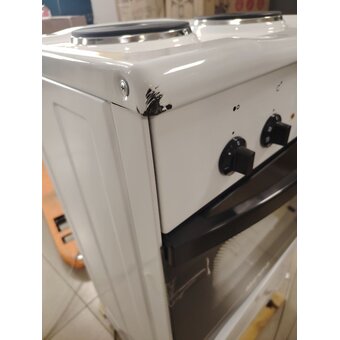  УЦ Кухонная плита Мечта 251Ч белая (плохая упаковка, скол эмали, замена ручки) 