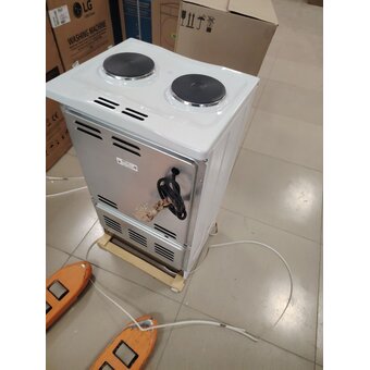  УЦ Кухонная плита Мечта 251Ч белая (плохая упаковка, скол эмали, замена ручки) 