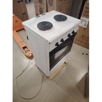  УЦ Кухонная плита Мечта 251Ч белая (плохая упаковка, скол эмали, замена ручки) 