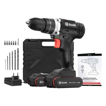  Дрель-шуруповерт БелАК БАК53312 