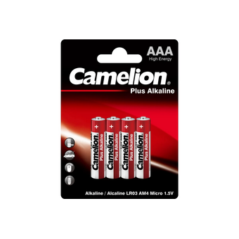  Батарейка AAA Camelion LR03-4P Plus Alkaline (12553) 