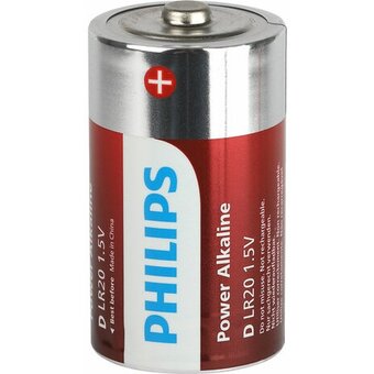  Батарейка D Philips LR20-2BL Power (Б0062732) 