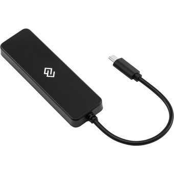  Разветвитель USB-C Digma DHUB-4USB-C-2.0 4порт черный 