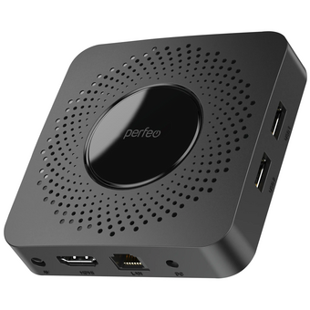  Смарт-ТВ приставки Perfeo Smart TV Box PF_A4560 Vision 2/16" Allwinner H618 Android 12, 2Gb/16Gb Пульт Bluetooth 