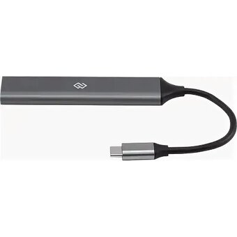  Разветвитель USB-C Digma DHUB-5USB-AC-3.0 5порт черный 
