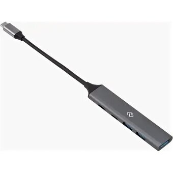  Разветвитель USB-C Digma DHUB-5USB-AC-3.0 5порт черный 