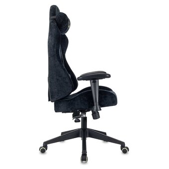  Кресло игровое Zombie 51 черный Light-20 крестов. пластик 