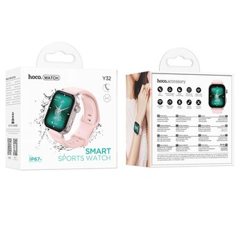  Smart-часы HOCO Y32 Smart sports watch (call version) Pink 