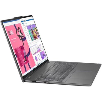  Ноутбук Lenovo Yoga 7 2-in-1 16IML9 (83DL0002US-Win11) Ultra 7 155U 16Gb SSD 1Tb Intel Graphics 16 WUXGA IPS TS Cam (ENG) KBD RUENG Темно-серый 