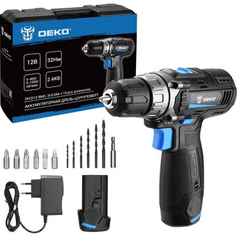  Дрель-шуруповерт Deko ZKCD12 Set6 (084-1040) 