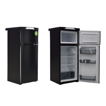  Холодильник САРАТОВ 264-013 (150/30) (R) черный муар 