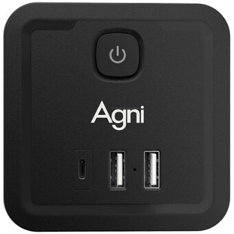  Разветвитель AGNI TP-WJ3U4E-C-black 