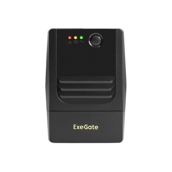  ИБП ExeGate Power NB-1000.LED.AVR.4C13 (EX299490RUS) 1000VA/650W, LED, AVR, 4*C13, батарея 12V 9Ah, Black 