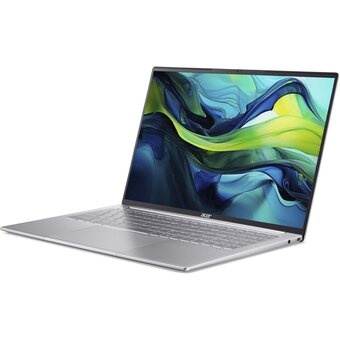  Ноутбук Acer Swift Lite 16 SFL16-51M-54BL (NX.D3UCD.002-Win11Pro) Ultra 5 115U 16Gb SSD 512Gb Intel Graphics 16 WUXGA IPS Cam 55Вт*ч Серебристый 