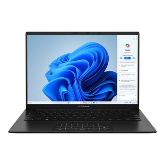  Ноутбук ASUS ZenBook 14 OLED UM3406GA-QD009 (90NB17R1-M00650_Win11P) AMD Ryzen AI 7 445 2000MHz/14"/1920х1200/32GB/1024GB SSD/AMD Radeon 840M/Wi-Fi 