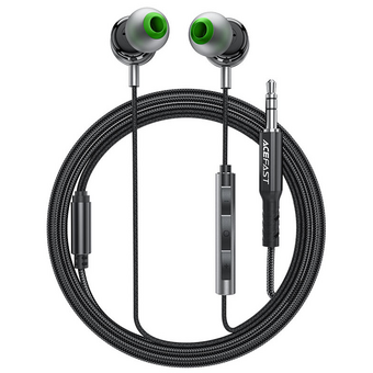  Наушники ACEFAST L4 3.5Mm In-Ear Wired Earphones With Mic Black 