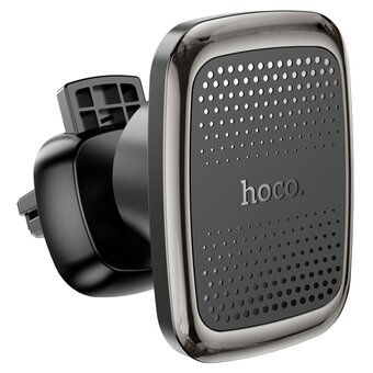  Автодержатель Hoco CA106 Air outlet magnetic car holder black metal gray 