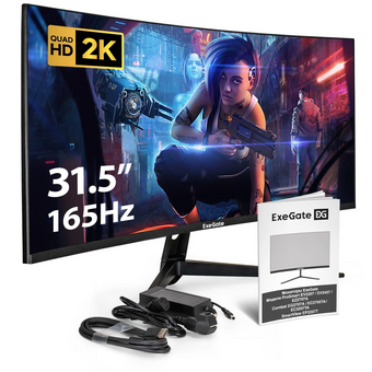  Монитор ExeGate EC3200TA (EX299470RUS) Combat VA Curved 