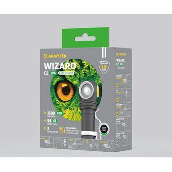  Фонарь Armytek Wizard C2 WG Magnet (F09201C) 