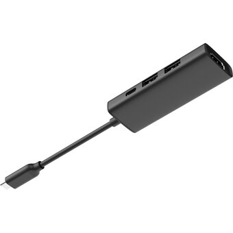  Разветвитель USB-C A4Tech DST-40C 2порт серый 