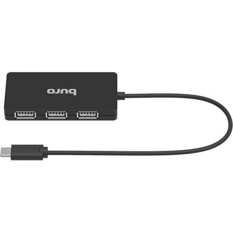  Разветвитель USB-C Buro BPH-C-1730 (BU-USBC-HUB-4U21) 4порт черный 