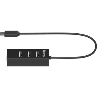  Разветвитель USB-C Buro BPH-C-1906 (BU-USBC-HUB-4U20) 4порт черный 