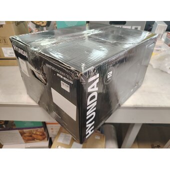  УЦ Микроволновая печь Hyundai HYM-M2045 черный (плохая упаковка, ремонт контактной группы) 