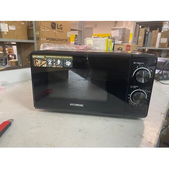  УЦ Микроволновая печь Hyundai HYM-M2045 черный (плохая упаковка, ремонт контактной группы) 