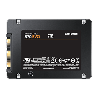  SSD Samsung 870 EVO (MZ-77E2T0B/CN) 2Tb 2.5" SATA III 