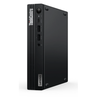  Неттоп Lenovo ThinkCentre Tiny M70q-5 slim (12TD004HUM) i5 14400T (1.5) 16Gb SSD512Gb UHDG Windows 11 Pro 64 WiFi BT 90W kb мышь клавиатура черный 