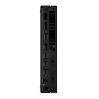  Неттоп Lenovo ThinkCentre Tiny M70q-5 slim (12TD004HUM) i5 14400T (1.5) 16Gb SSD512Gb UHDG Windows 11 Pro 64 WiFi BT 90W kb мышь клавиатура черный 