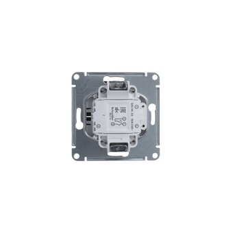  Выключатель Systeme electric Glossa GSL000753 двухклавишный с подсветкой схема 5а антрацит в рамку 