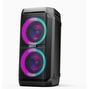  УЦ Портативная колонка W-King T11+ Two mic черный (плохая упаковка) 