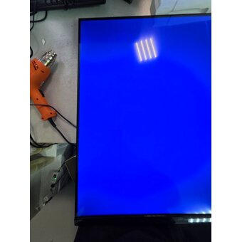  УЦ Телевизор TOPOMAX TM55UDSBK черный (плохая упаковка, б/у, нет крепежа ножек, полоса на экране) 