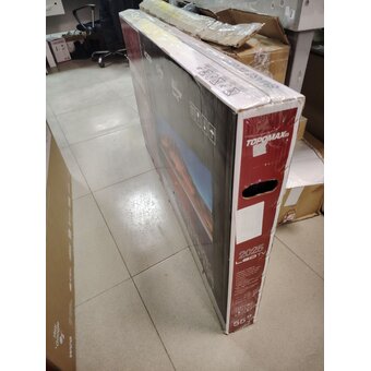  УЦ Телевизор TOPOMAX TM55UDSBK черный (плохая упаковка, б/у, нет крепежа ножек, полоса на экране) 