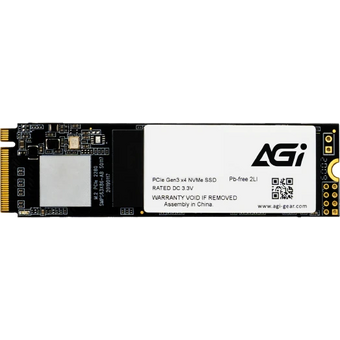  SSD AGI AI298 (AGI1T0GIMAI298-CB) 1TB, M.2 2280, PCI-E gen3 x4, NVMe, 3D NAND, 3200/1700 Mbs, 600TBW 