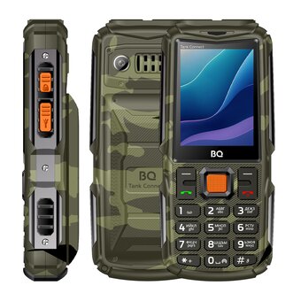  Телефон BQ 2430L Tank Connect Camouflage+Gunmetal 