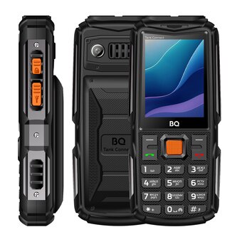  Телефон BQ 2430L Tank Connect Black+Gunmetal 