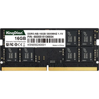  ОЗУ KingDian DDR5-NB-16GB-56-46, DDR5 SO-DIMM 16Gb, 5600Mhz,CL46 