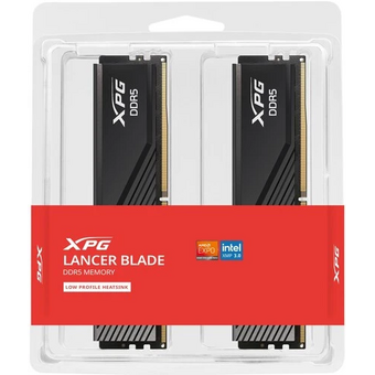  ОЗУ ADATA Lancer Blade AX5U6000C4816G-DTLABBK 32GB, DDR5 6000 UDIMM Non-ECC, CL48-48-48, kit 2x16gb 